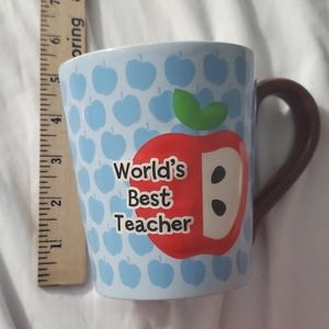 :World's best teacher thank you for helping me to gro ceramic coffee tea mug cup